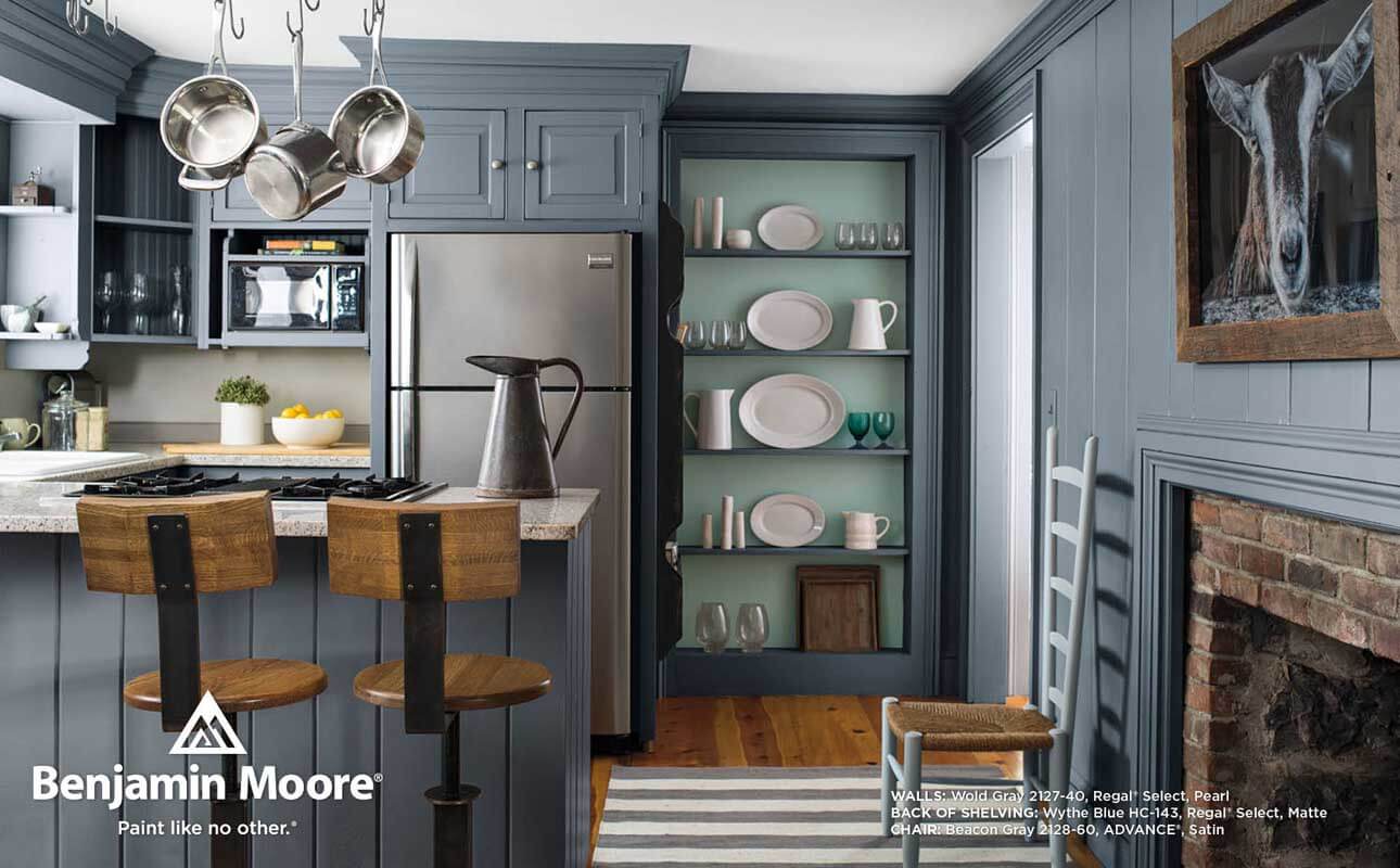 Gray_Kitchen_with_Blue_Shelving
