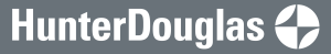 Hunter Douglas logo.